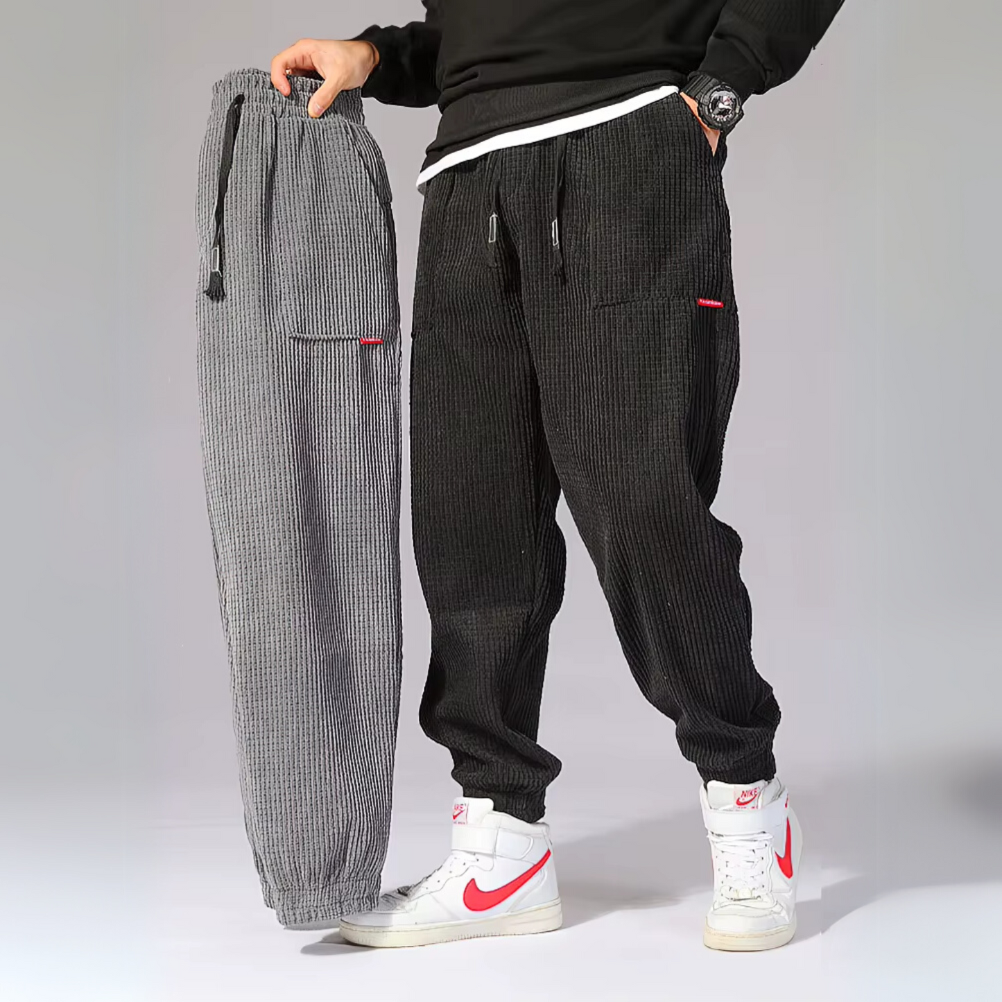Retro Corduroy Casual Pants