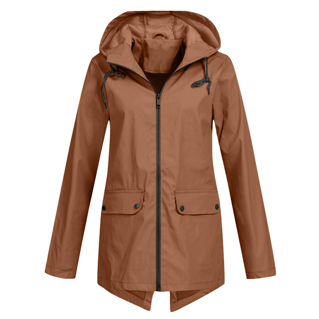 Women's Waterproof Rain Jacket With Hood