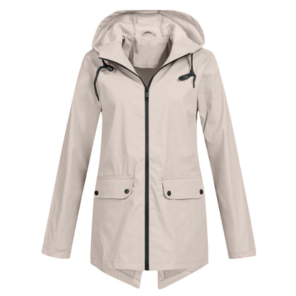 Women's Rain Jacket With Hood