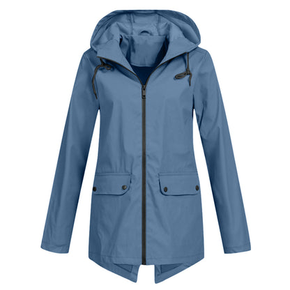 Women's Rain Jacket With Hood