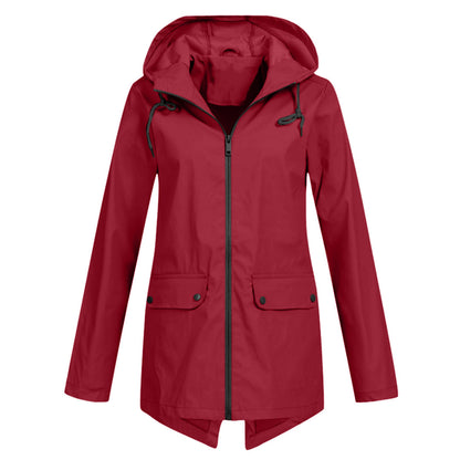 Women's Rain Jacket With Hood