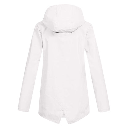 Women's Waterproof Mid-Length Zipper Jacket