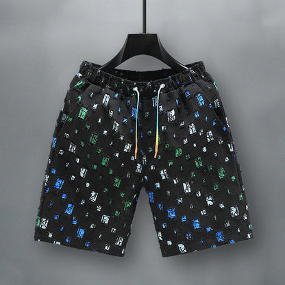 Vibrant Blue Jeans Short Pants