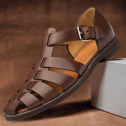 Kennedy - Synthetic Leather Beach Sandals