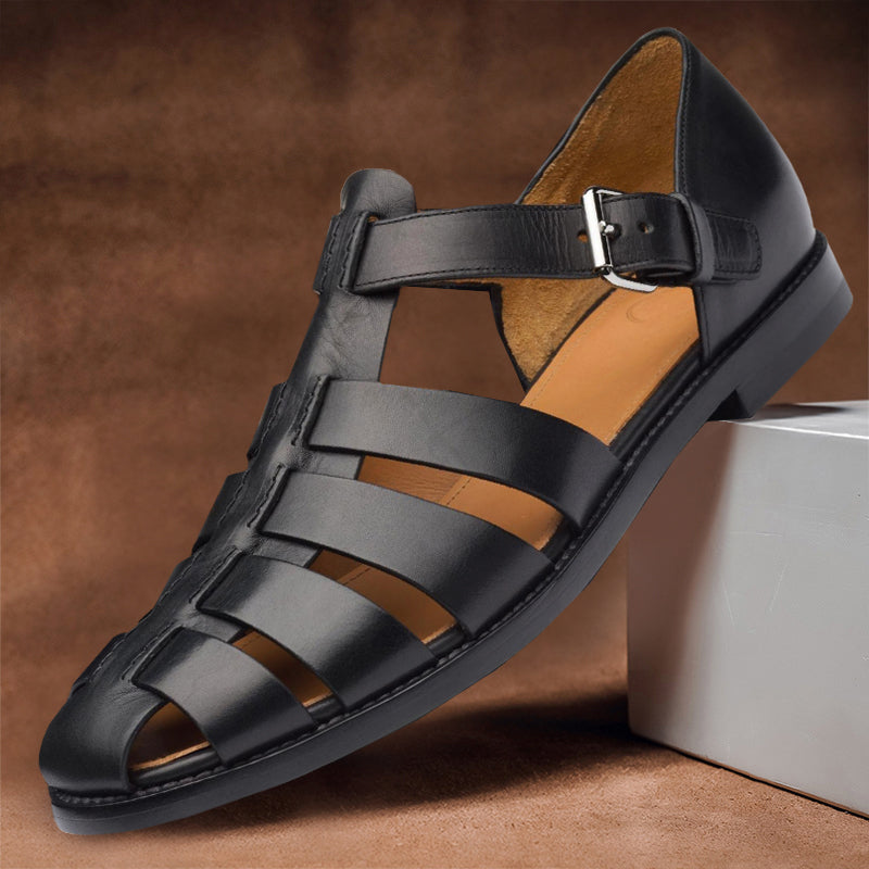 Kennedy - Synthetic Leather Beach Sandals