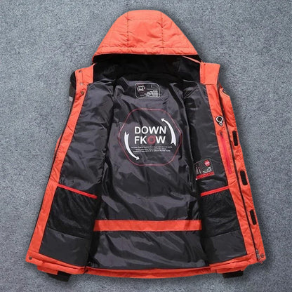 Men's Down Mountain Jacket Waterproof Insulated Lightweight