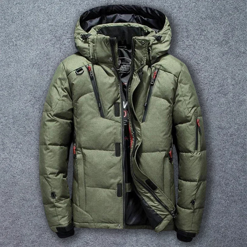 Men's Down Mountain Jacket Waterproof Insulated Lightweight