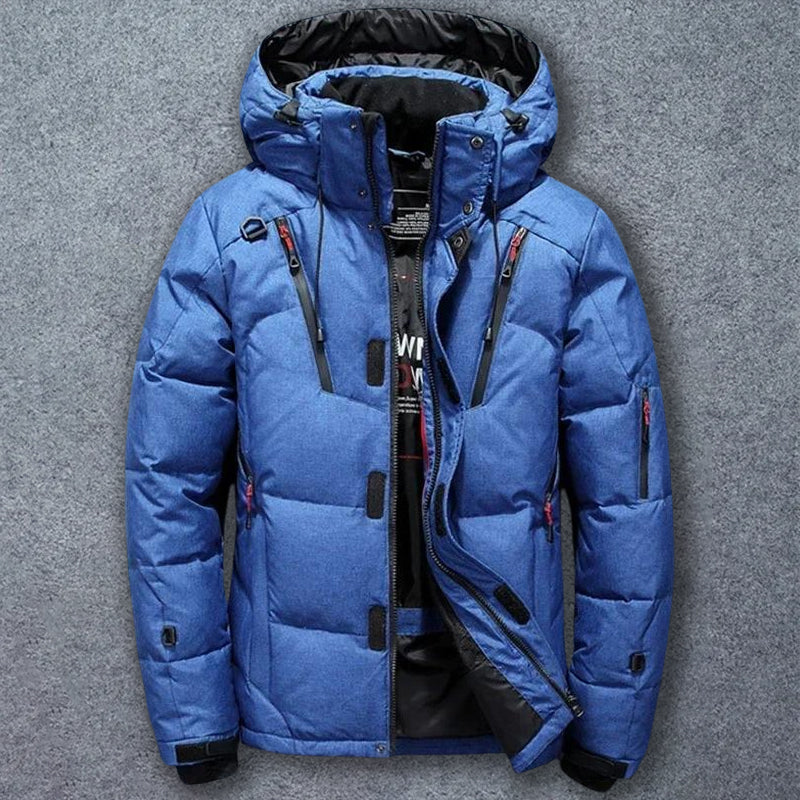 Men's Down Mountain Jacket Waterproof Insulated Lightweight