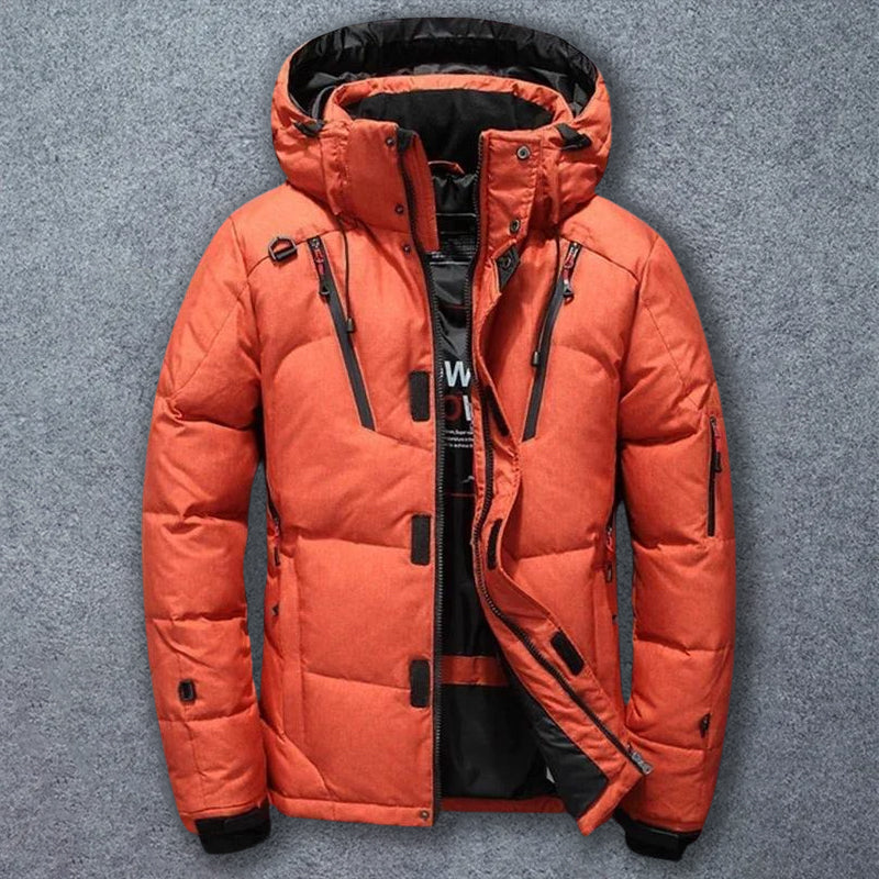 Men's Down Mountain Jacket Waterproof Insulated Lightweight