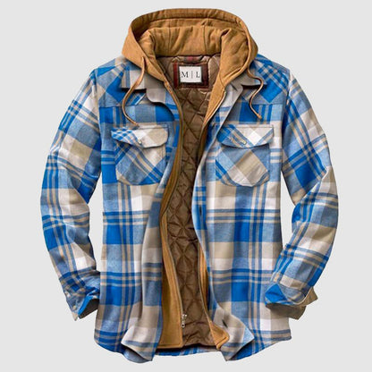 Men's Lumberjack Jacket Durable Waterproof Tan - VibreMode