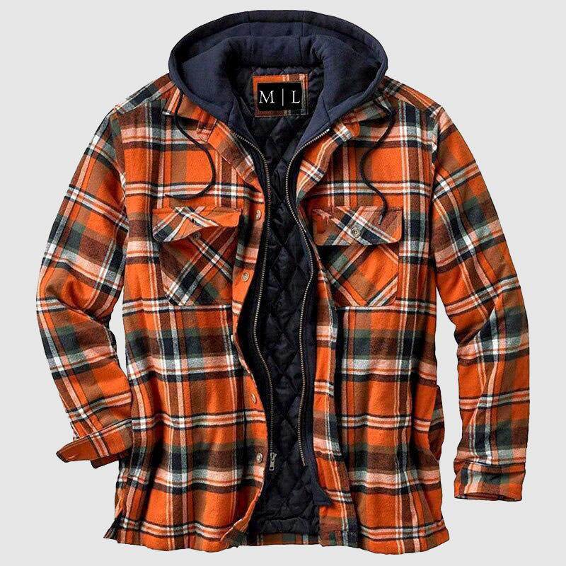 Men's Lumberjack Jacket Durable Waterproof Tan