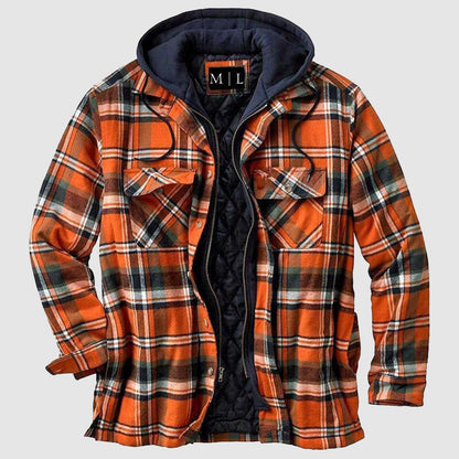 Men's Lumberjack Jacket Durable Waterproof Tan