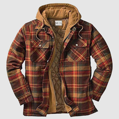 Men's Lumberjack Jacket Durable Waterproof Tan