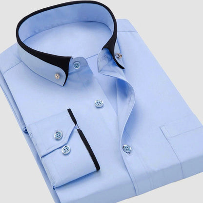 Men's Felix Grant Apex Luxe Slim-Fit Stretch Cotton Dress Shirt