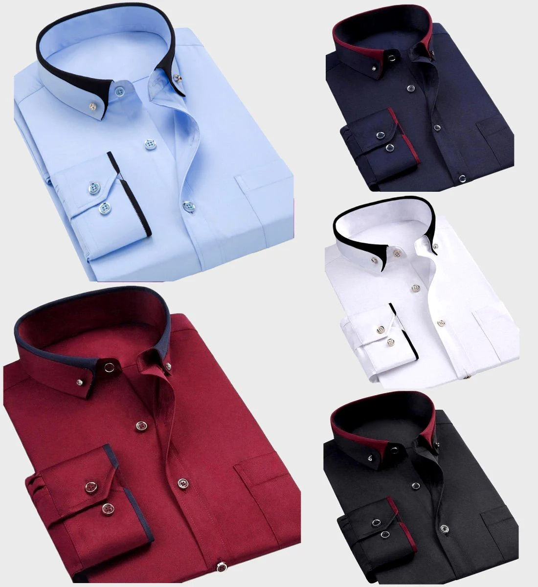 Men's Felix Grant Apex Luxe Slim-Fit Stretch Cotton Dress Shirt