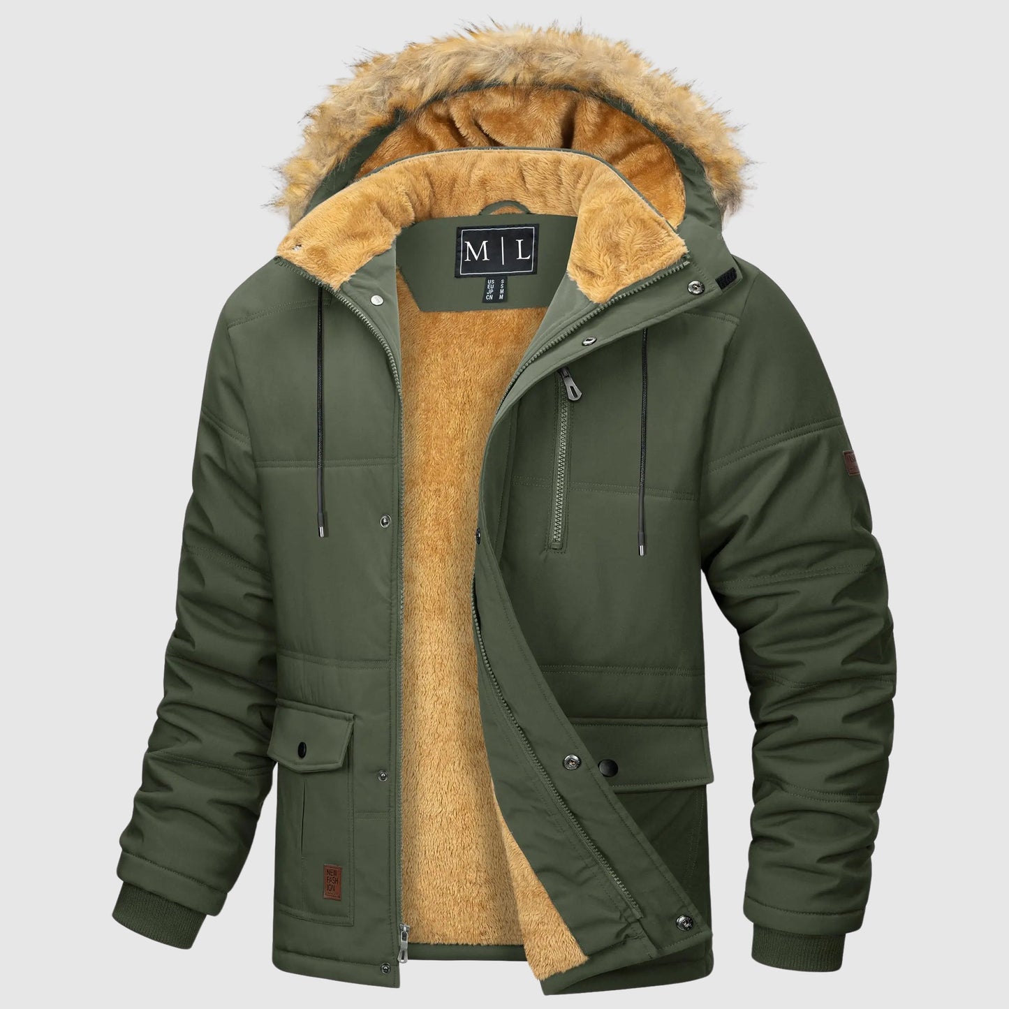 Men's Fleece Jacket Lightweight Warm
