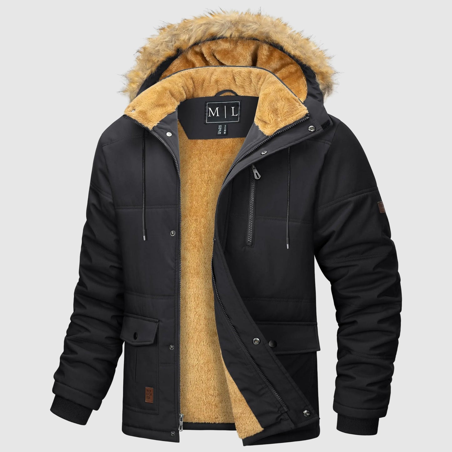 Men's Fleece Jacket Lightweight Warm - VibreMode