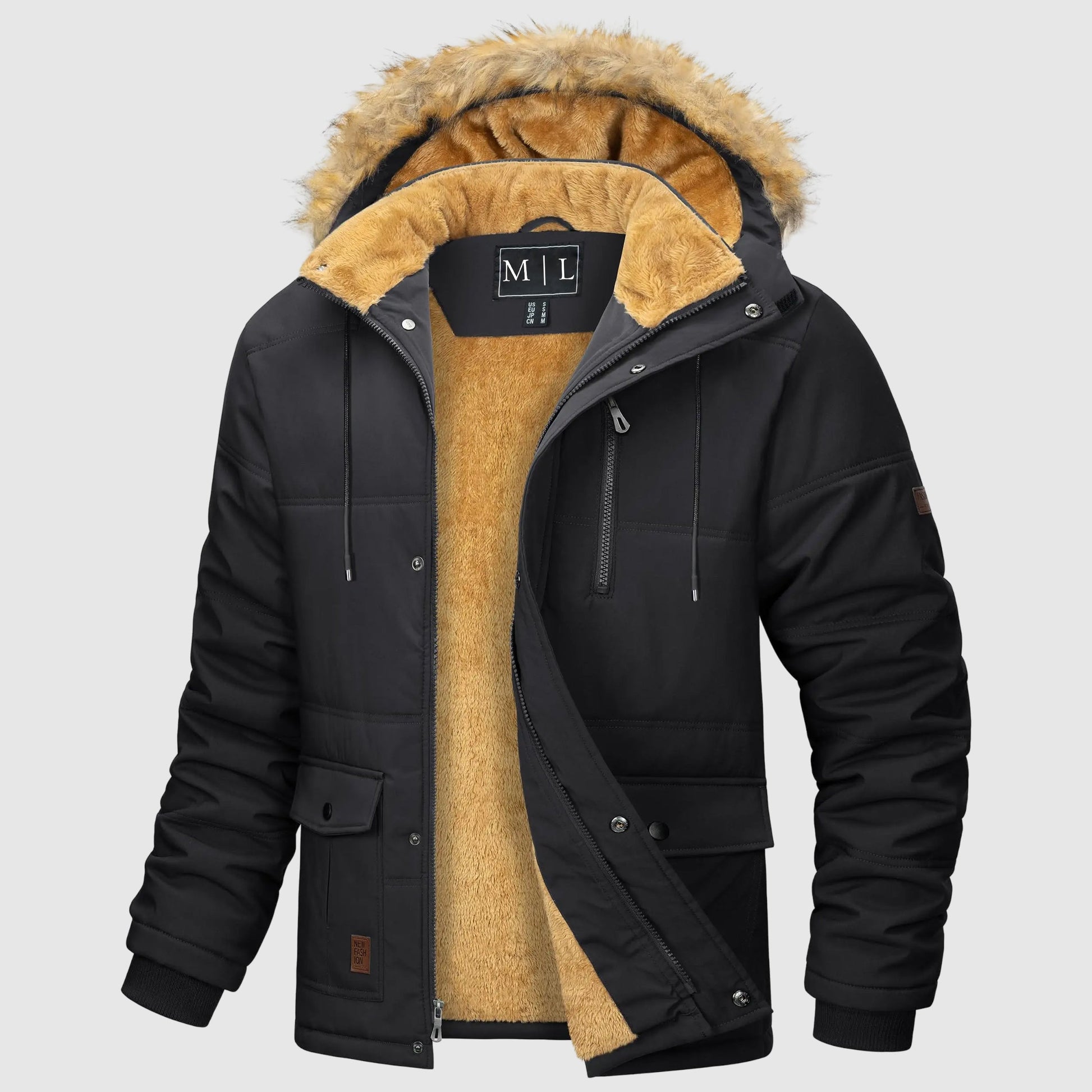Men's Fleece Jacket Lightweight Warm - VibreMode