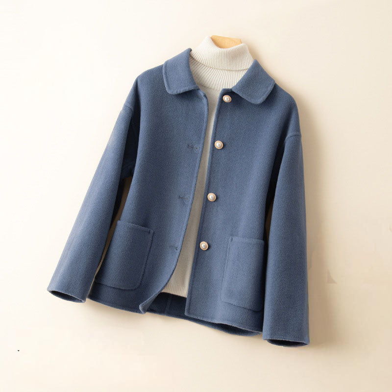 Women's Relaxed Fit Collared Jacket - VibreMode