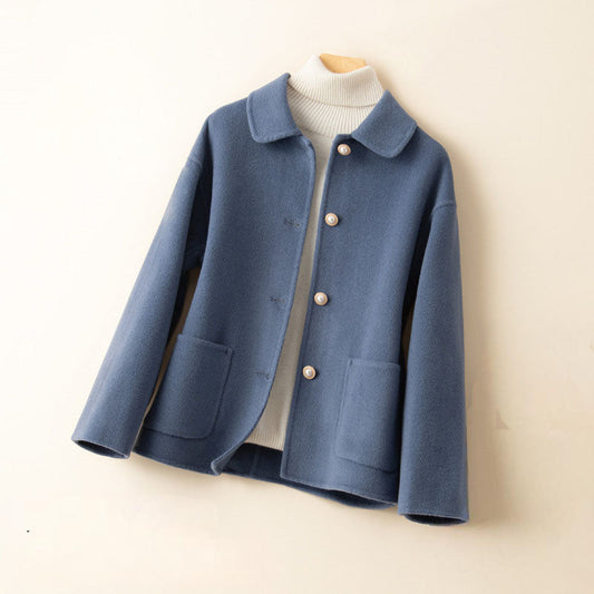Women's Relaxed Fit Collared Jacket - VibreMode