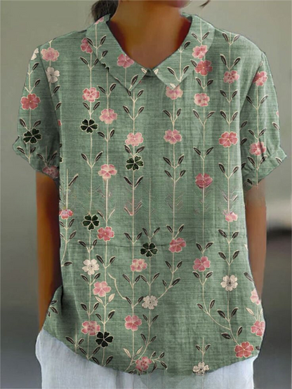 Women's Pretty Flower Blouse