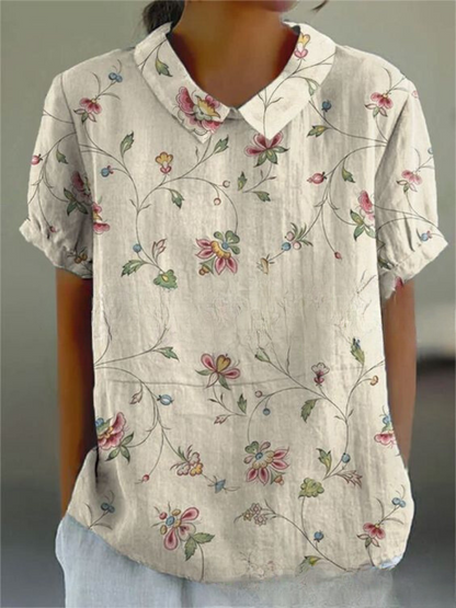 Women's Pretty Flower Blouse