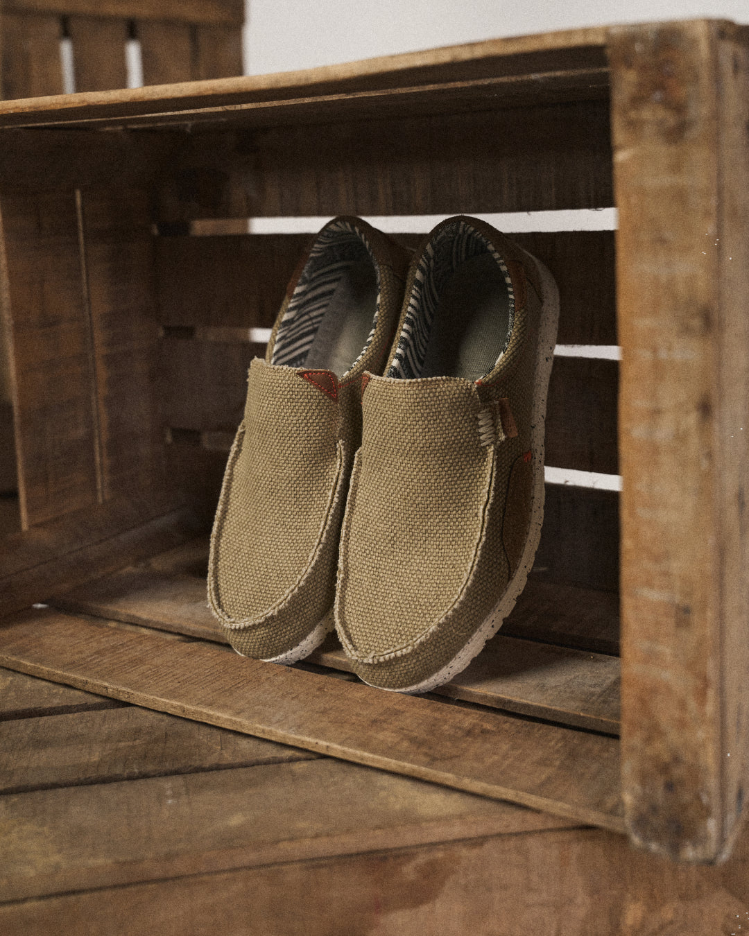 Men's Slip On Moc Toe Shoes