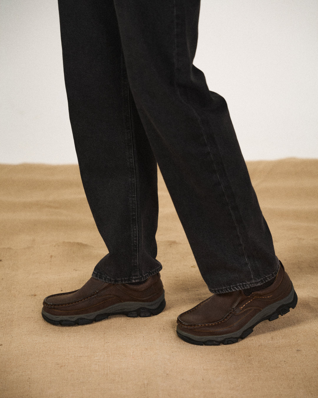 Men's Slip-On Loafers Round Toe Casual