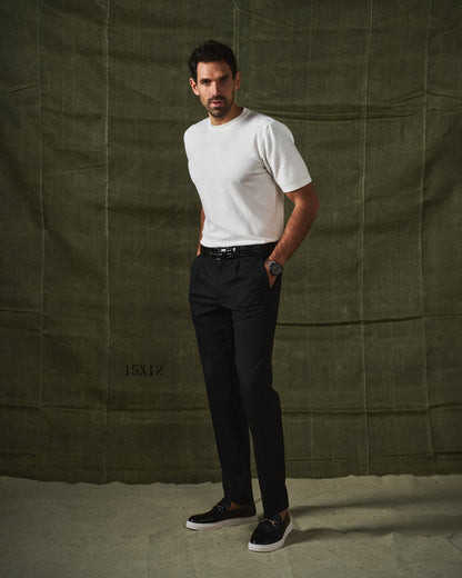 Men's Textured Slip-On Loafers