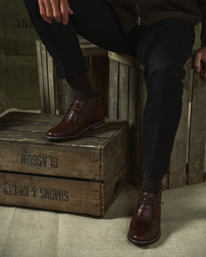 Men's Lace-Up Ankle Boots