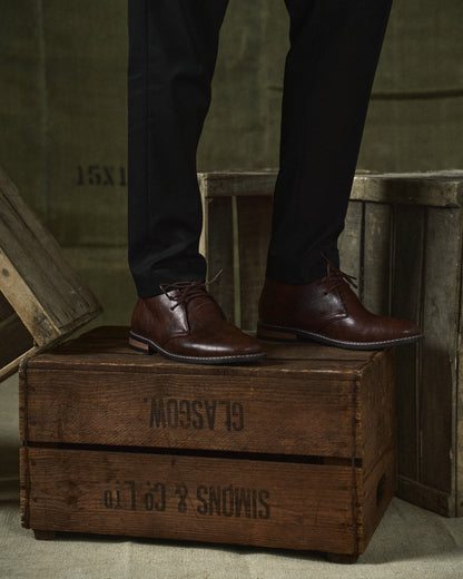 Men's Lace-Up Ankle Boots