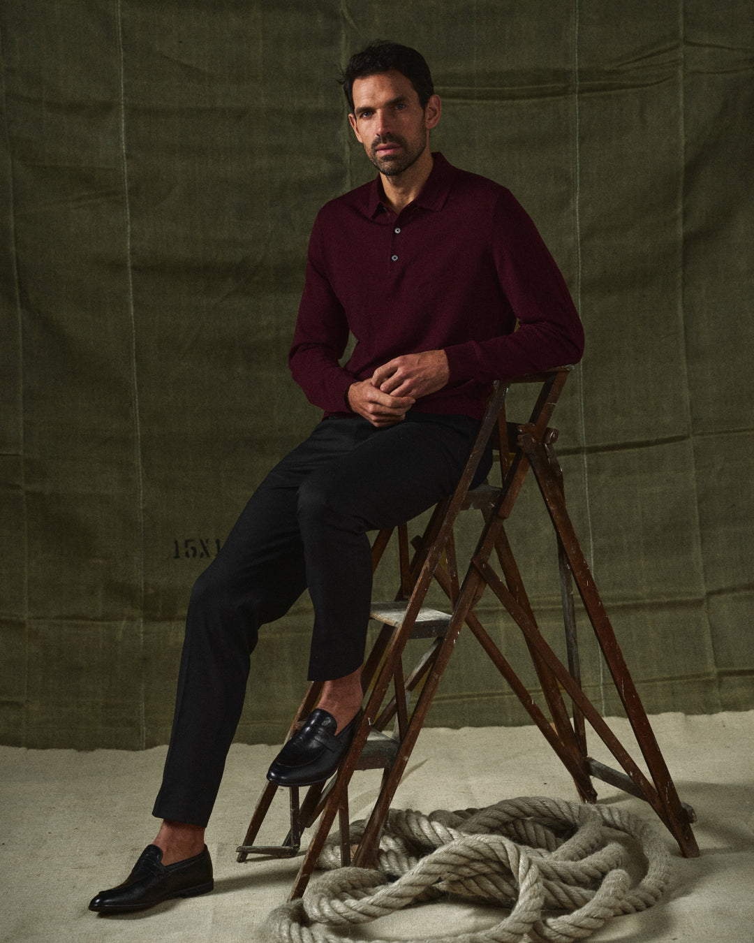Men's Slip-On Dress Shoes Strap Detail