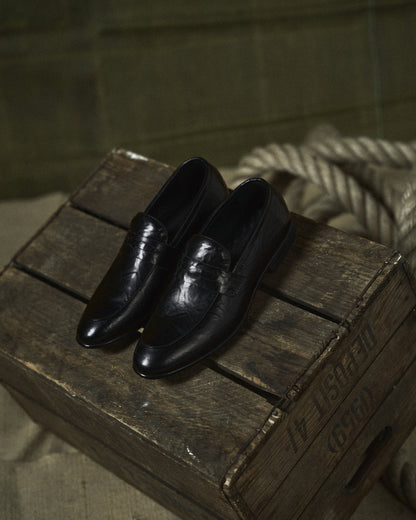 Men's Slip-On Dress Shoes Strap Detail