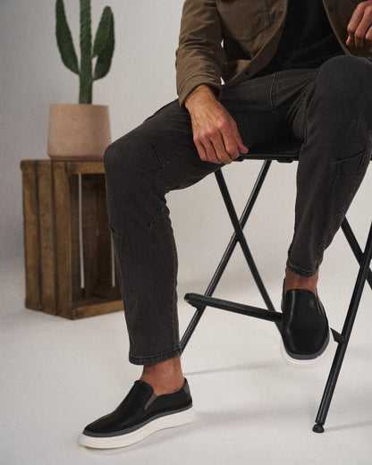 Men's Slip On Shoes Low Contrast Sole