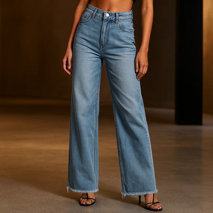 Women's High-Rise Wide Leg Jeans