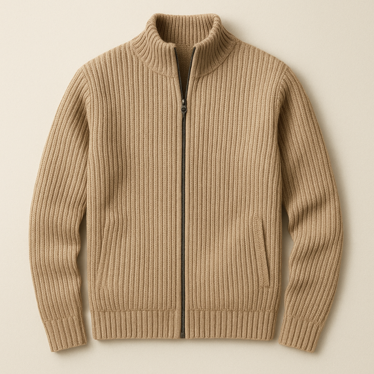 Windsor Men's Knitted Zip Cardigan