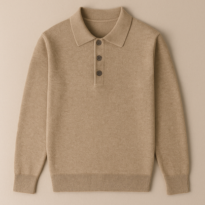 Beaumont Men's Cashmere Polo Shirt