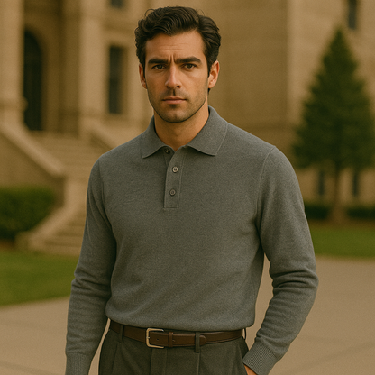 Beaumont Men's Cashmere Polo Shirt