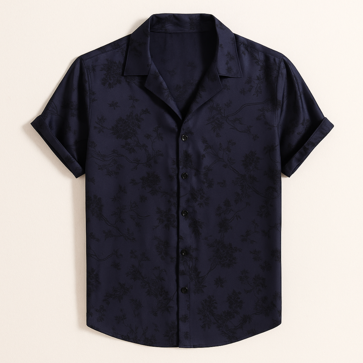 Men's Satin Dress Shirt