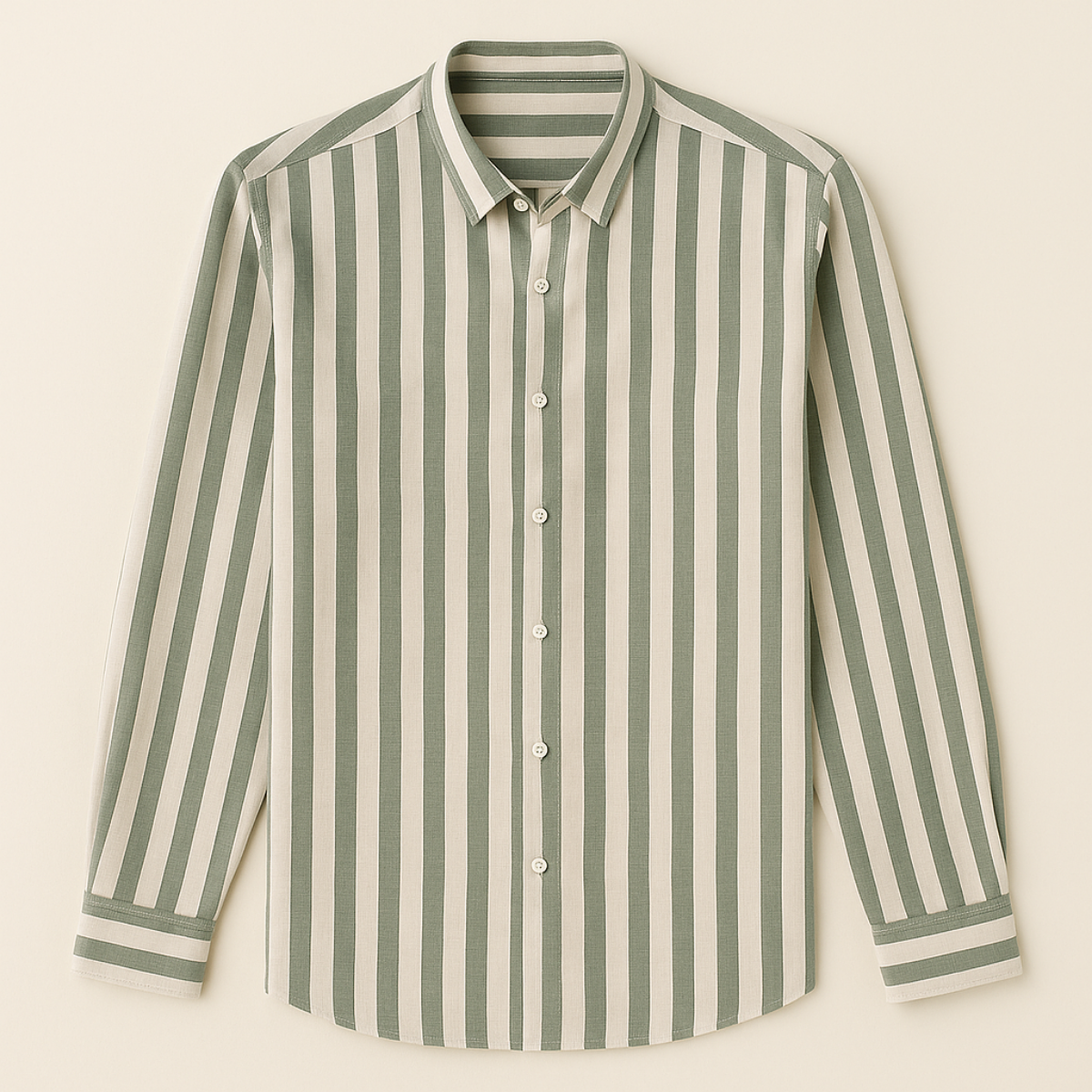 Men's Linen Stripe Shirt