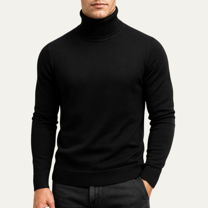 Men's Classic Turtleneck Sweater Knit