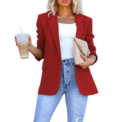 Women's Cotton Blazer Lightweight Beige