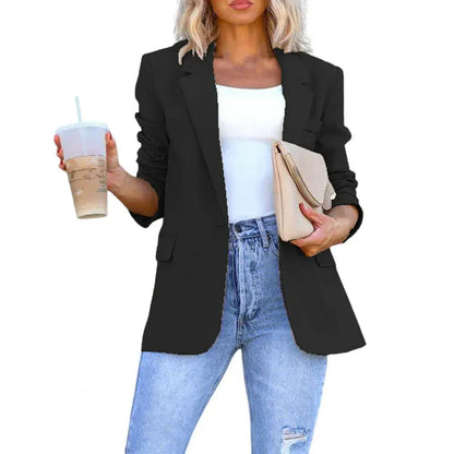 Women's Cotton Blazer Lightweight Beige