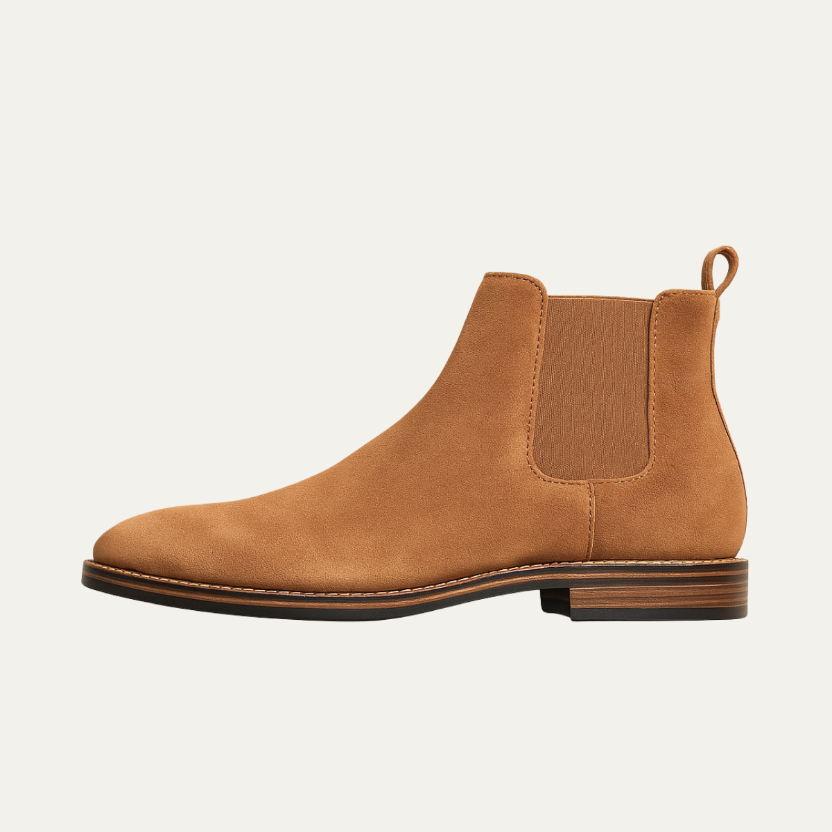 Alderton Men's Chelsea Boots Smart Casual Leather Black - VibreMode