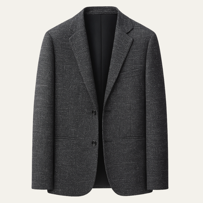 Men's Slim Fit Checked Blazer Suit - VibreMode