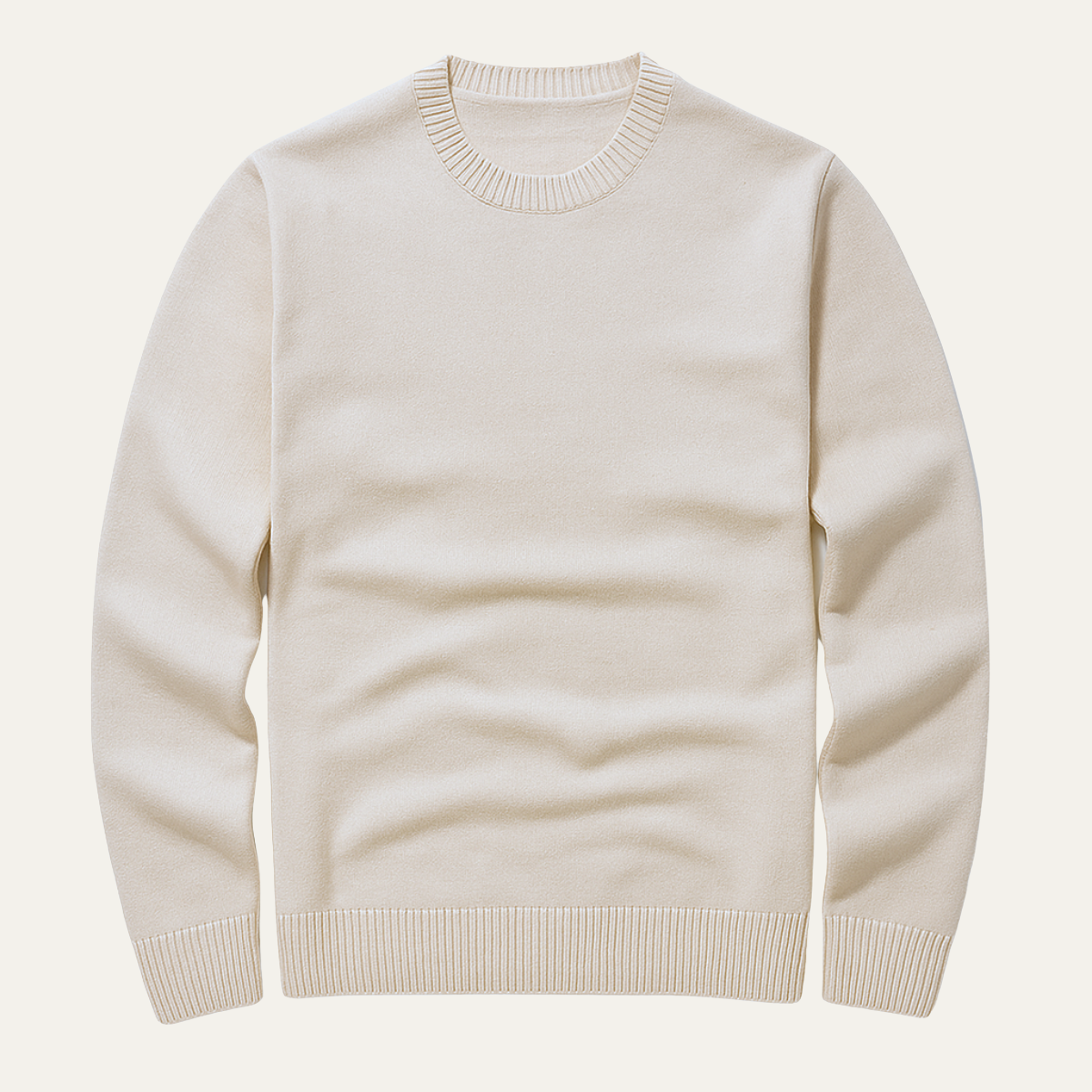 Men's Slim Fit Crew Neck Knit Sweater Thick - VibreMode