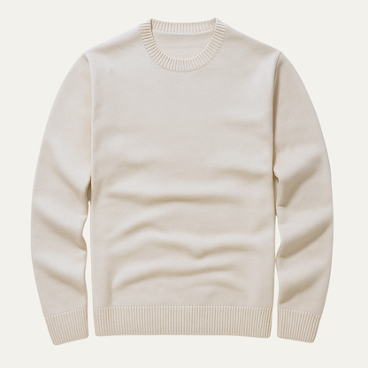 Men's Slim Fit Crew Neck Knit Sweater Thick - VibreMode
