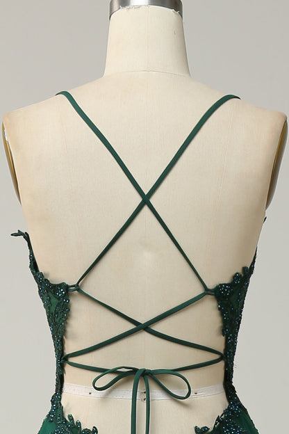 Women's A-Line Ball Gown Spaghetti Straps Lace