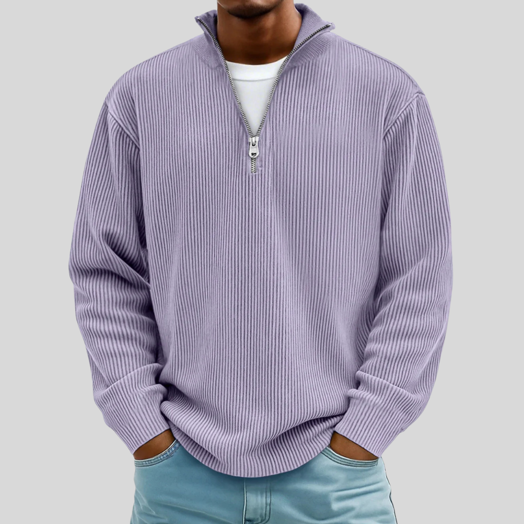 Classic Fit Crew Neck Pullover Sweater
