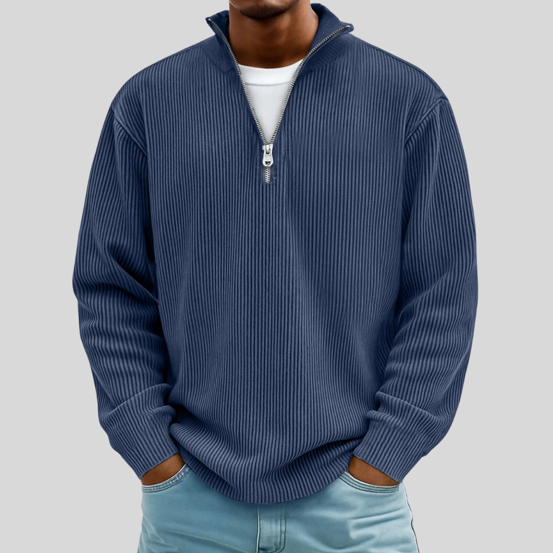 Classic Fit Crew Neck Pullover Sweater